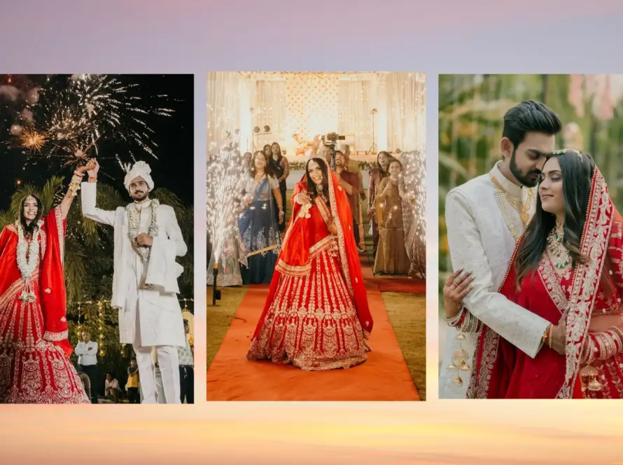 Bridal makeup by Payal Shah at The Beauty Town Unisex Salon Vadodara showcasing natural and elegant look